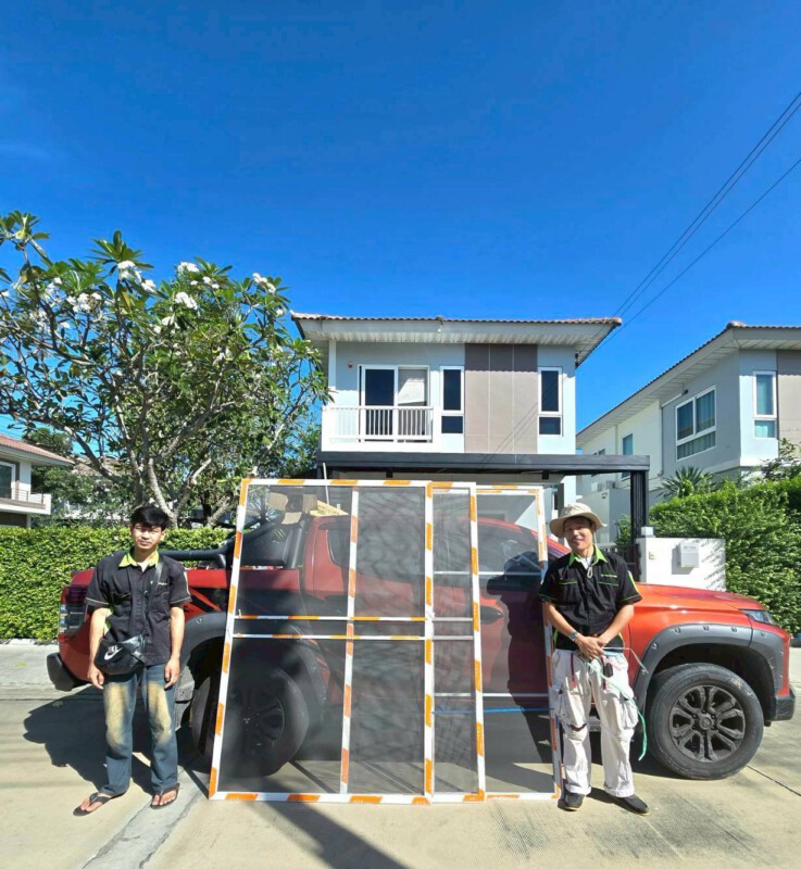 รับติดตั้งมุ้งลวดบางบัวทอง