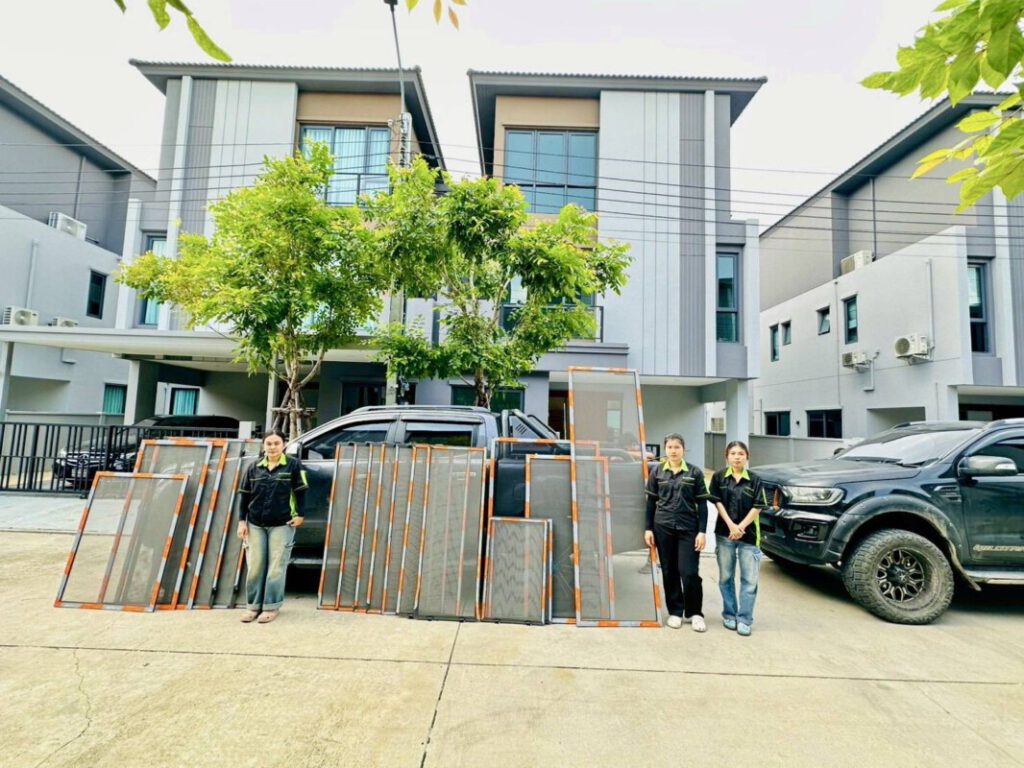 รับติดตั้งมุ้งลวดรัตนาธิเบศร์